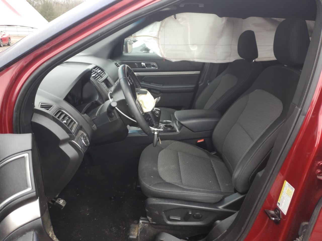 2019 Ford Explorer VIN 1FM5K7D85KGA40055 Copart auction photo, front end / side damage thumbnail 7