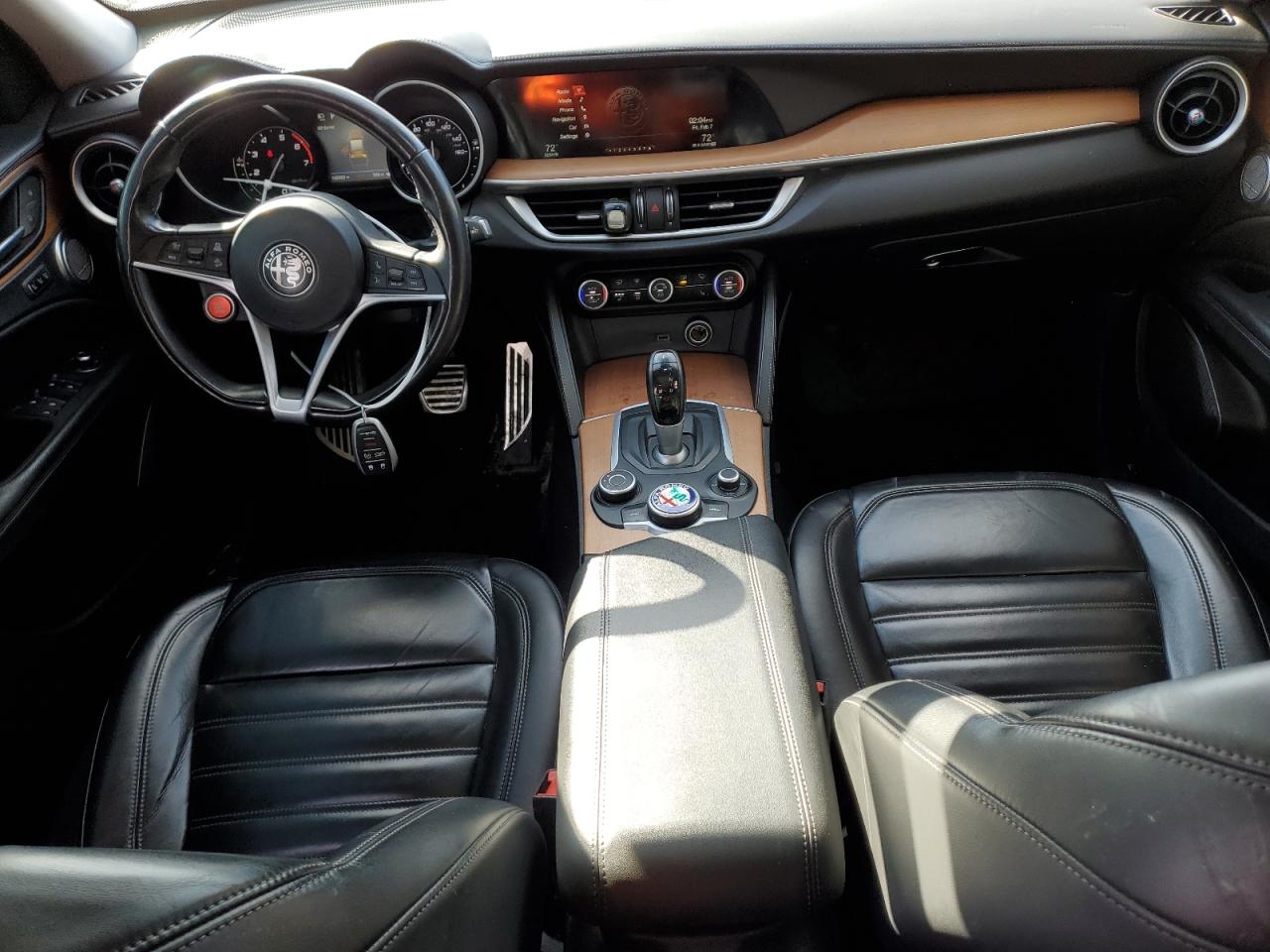 2019 Alfa Romeo Stelvio VIN ZASPAKBN1K7C52373 Copart auction photo, front end damage thumbnail 8