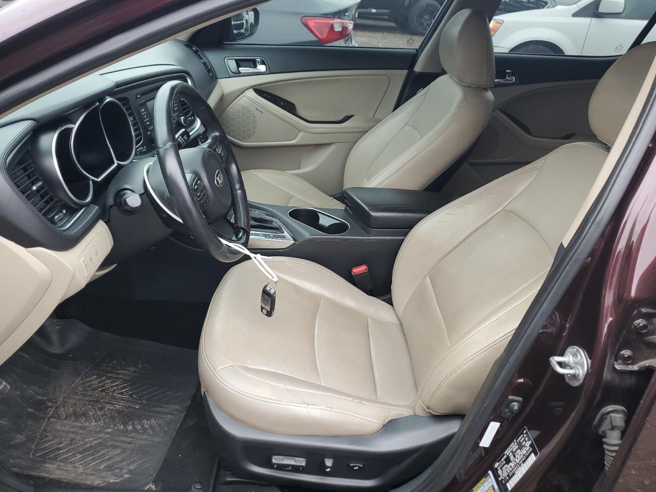 2014 KIA Optima VIN 5XXGN4A76EG275350 Copart auction photo, rear end damage thumbnail 7