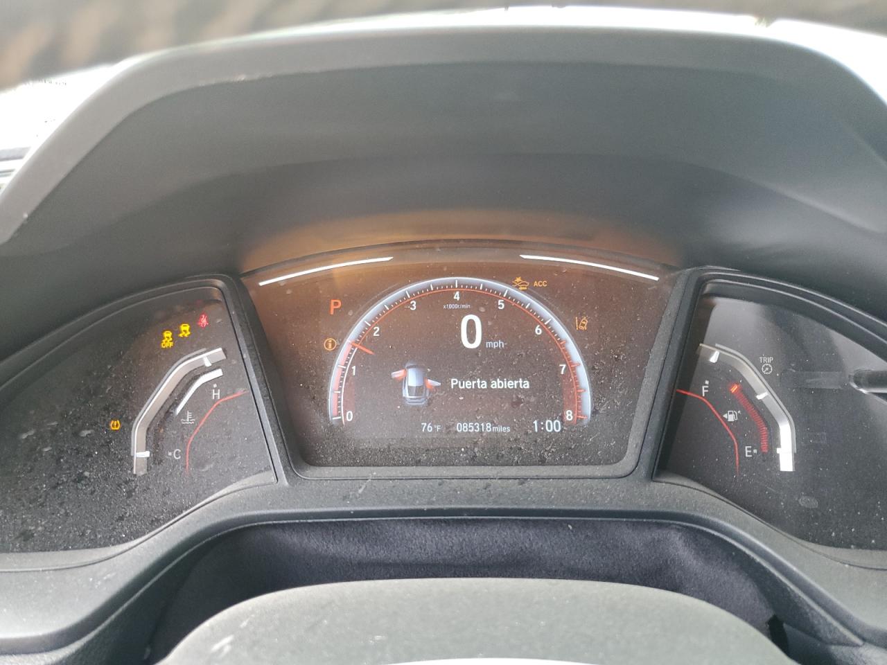 2021 Honda Civic VIN SHHFK7H48MU215684 Copart auction photo, water/flood damage thumbnail 9