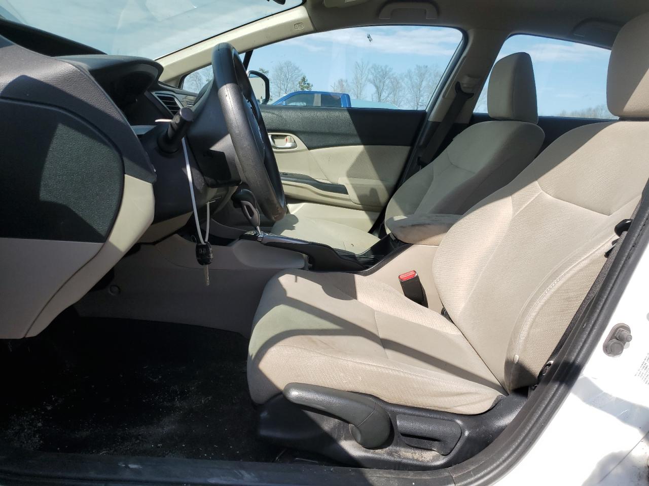 2013 Honda Civic VIN 19XFB2F57DE052452 Copart auction photo, front end damage thumbnail 7