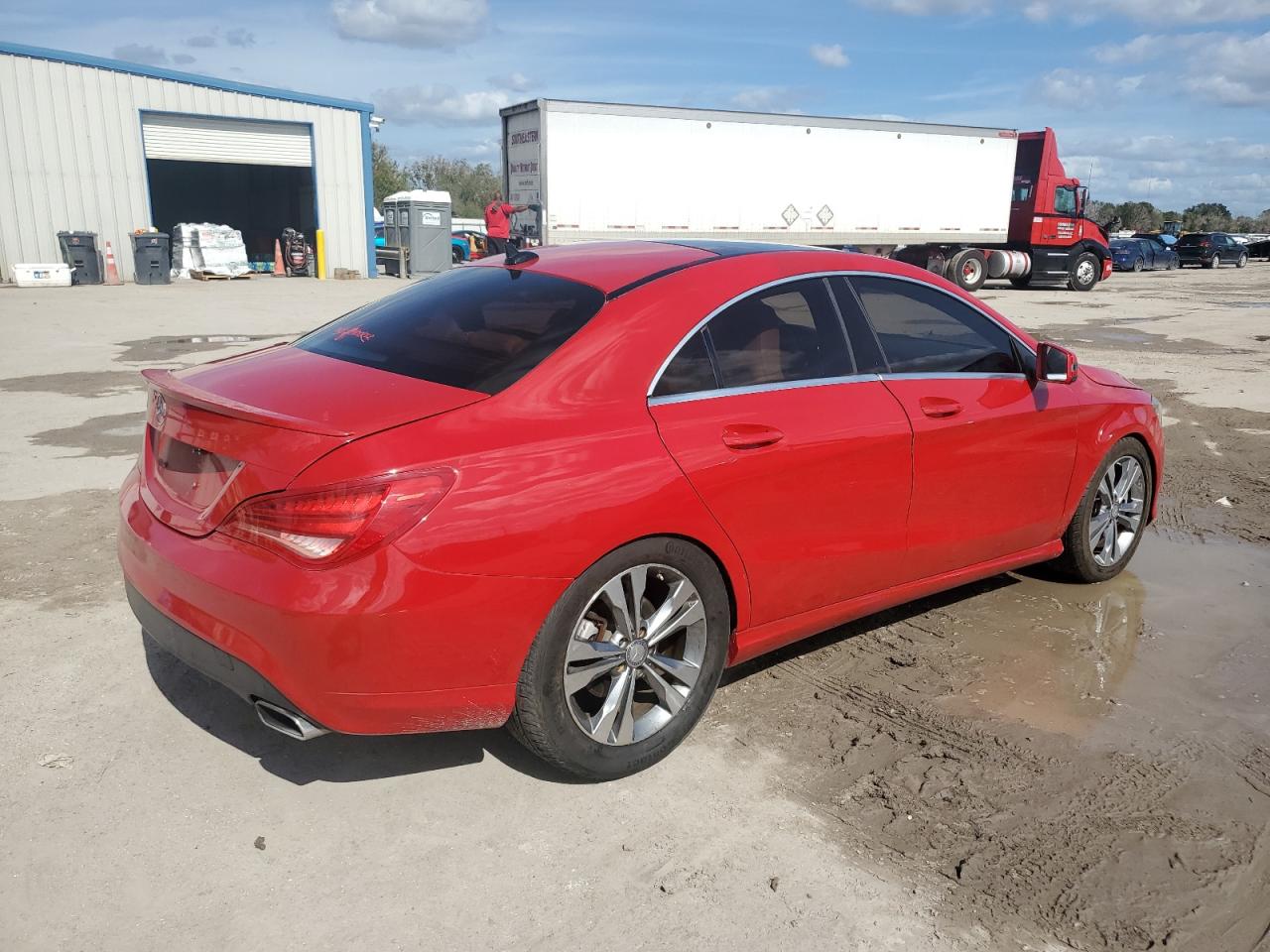 2014 Mercedes-Benz CLA-klasse VIN WDDSJ4EB9EN117289 Copart auction photo, mechanical damage thumbnail 3