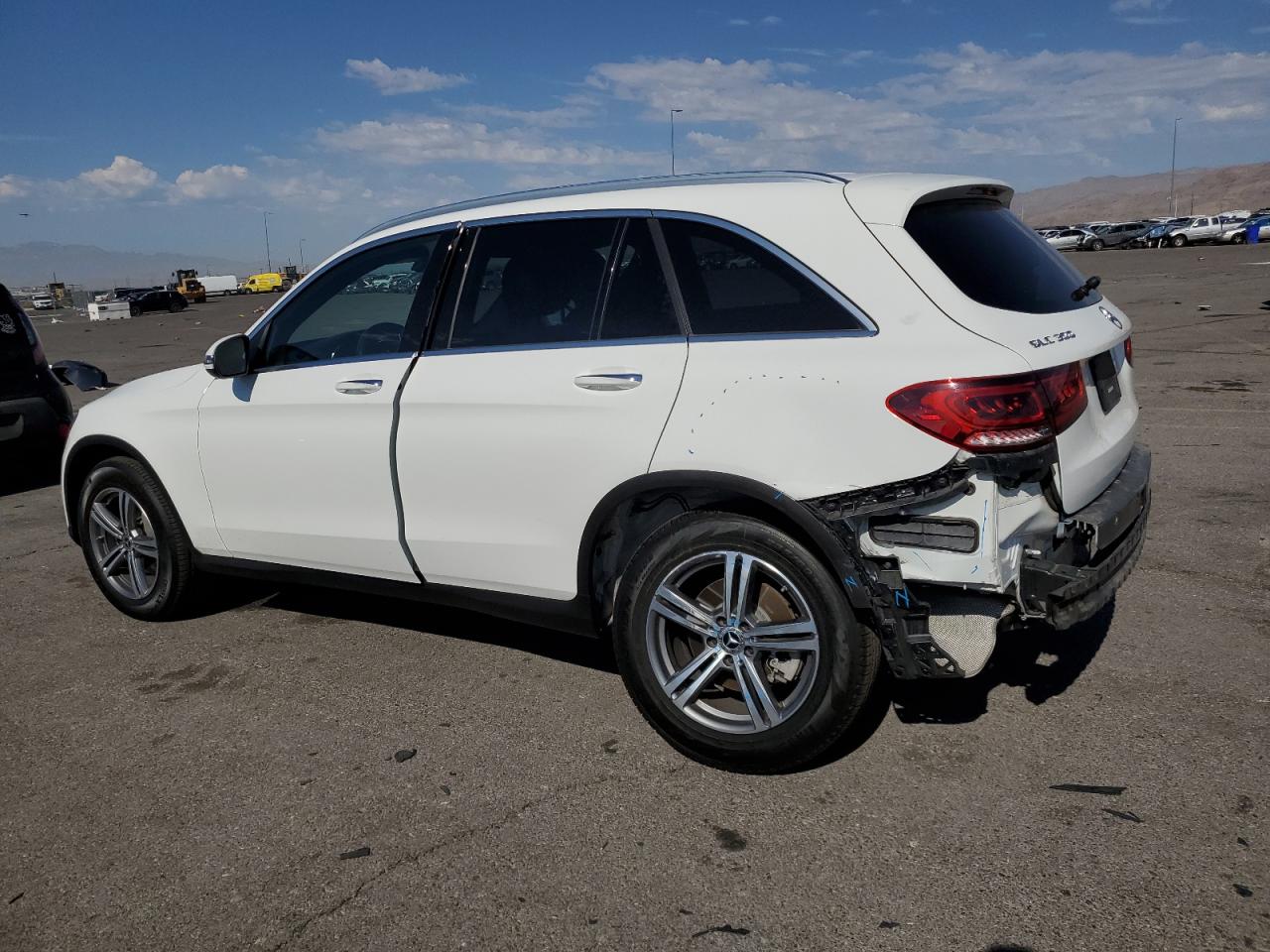 2020 Mercedes-Benz GLC VIN WDC0G8EBXLF727467 Copart auction photo, rear end damage thumbnail 2