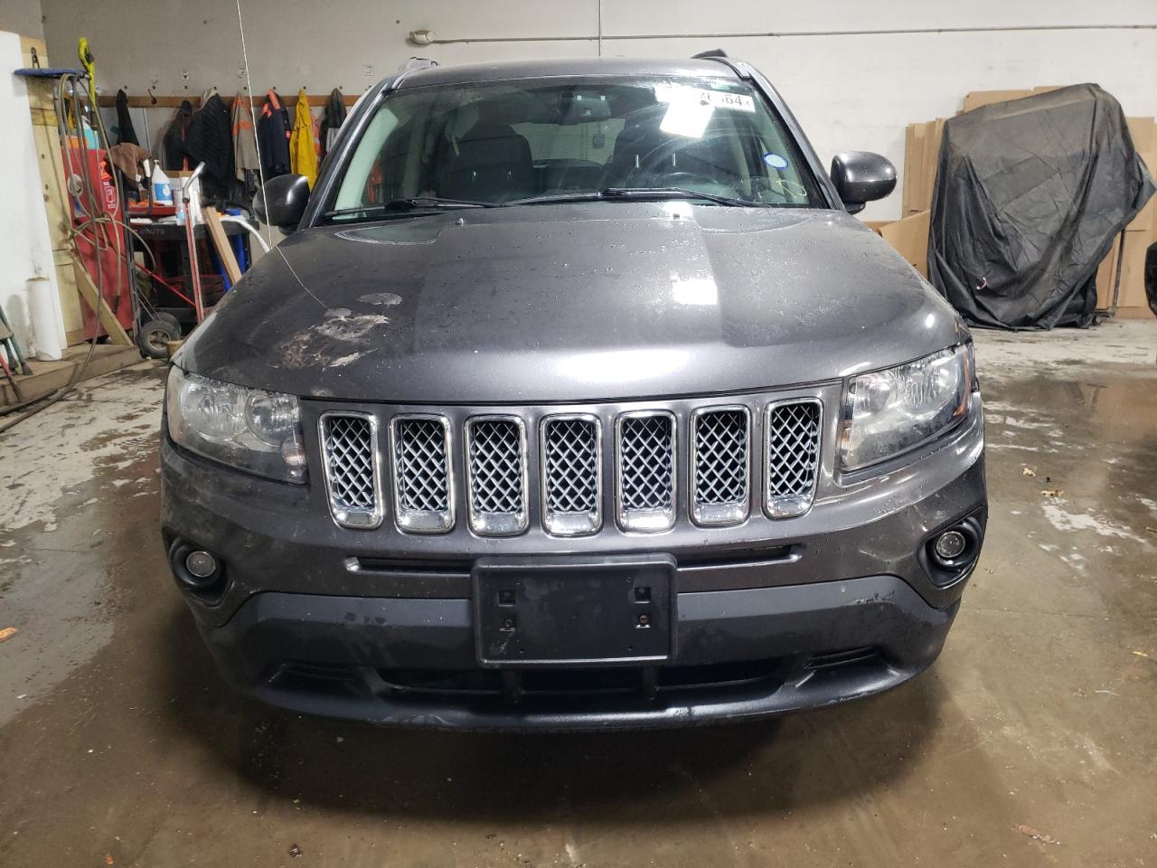 2014 Jeep Compass VIN 1C4NJDEBXED735086 Copart auction photo, side damage thumbnail 5