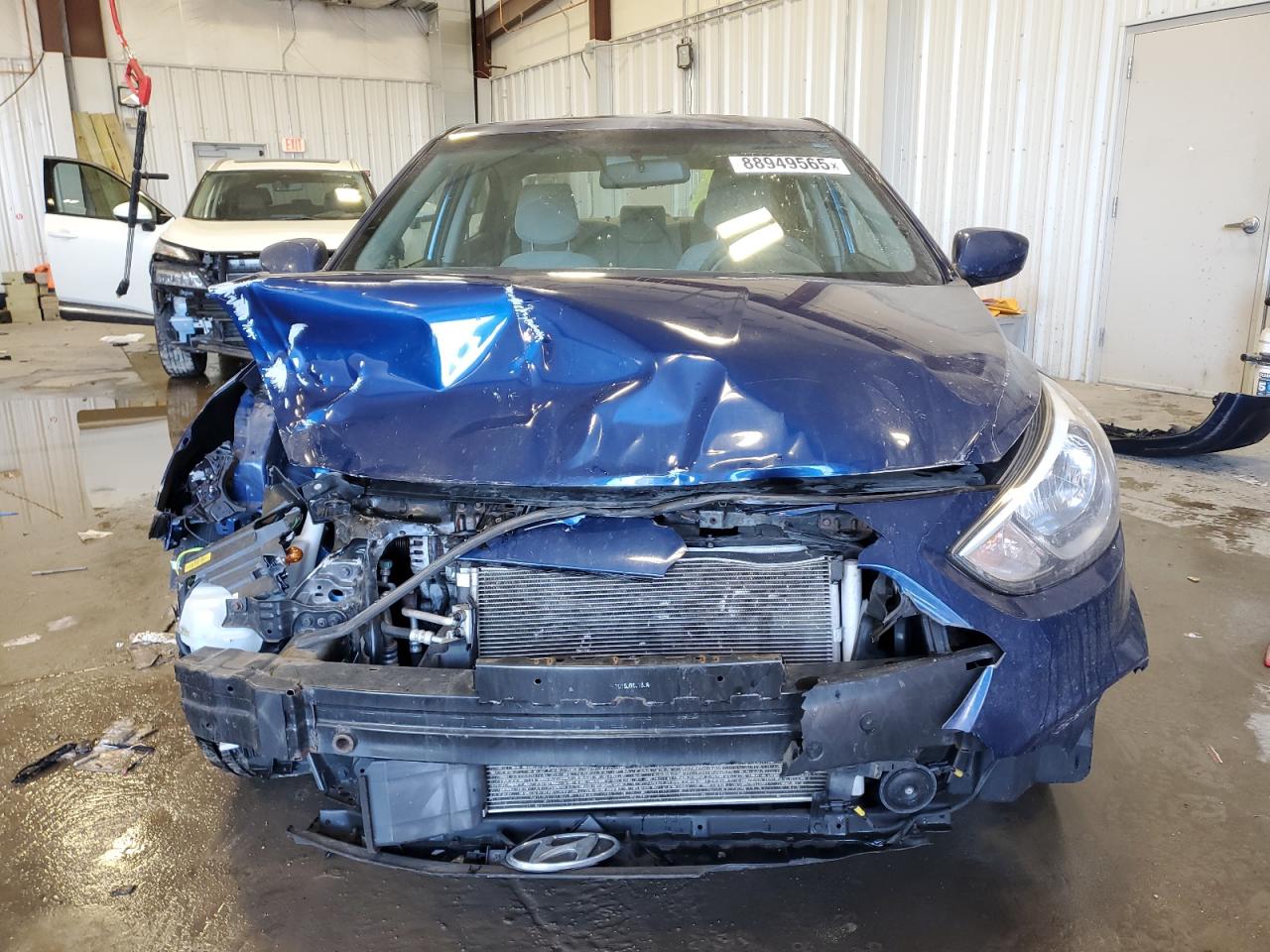 2016 Hyundai Accent VIN KMHCT4AE0GU966000 Copart auction photo, front end damage thumbnail 5