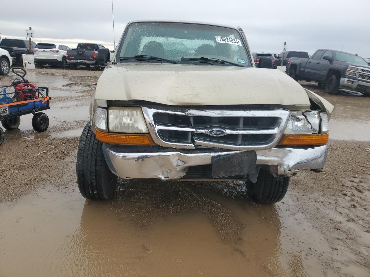 2000 Ford Ranger VIN 1FTYR14V8YPB31877 Copart auction photo, all over / front end damage thumbnail 5