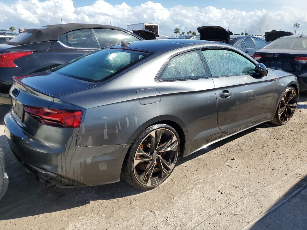 2024 Audi RS5 VIN WAUP4AF53RA016757 Copart auction photo, water/flood damage thumbnail 3