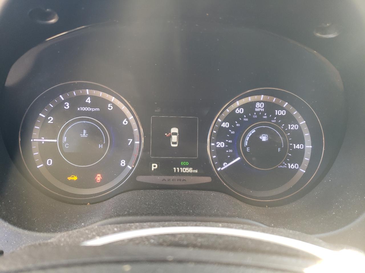 2015 Hyundai Azera VIN KMHFH4JGXFA476485 Copart auction photo, rear end damage thumbnail 9
