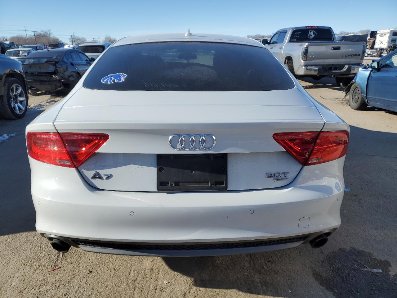 2013 Audi A7 VIN WAU3GAFC4DN089786 Copart auction photo, all over damage thumbnail 6