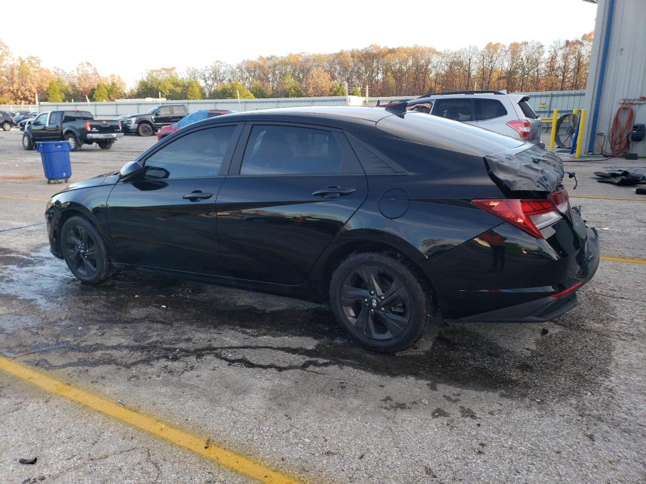 2022 Hyundai Elantra VIN KMHLM4AJ2NU030175 Copart auction photo, rear end damage thumbnail 2