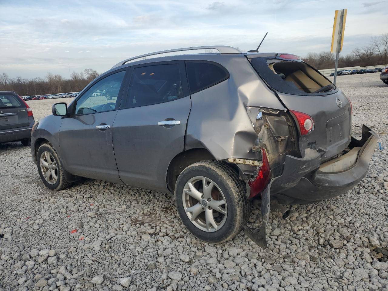 2010 Nissan Rogue VIN JN8AS5MV7AW125890 Copart auction photo, rear end damage thumbnail 2