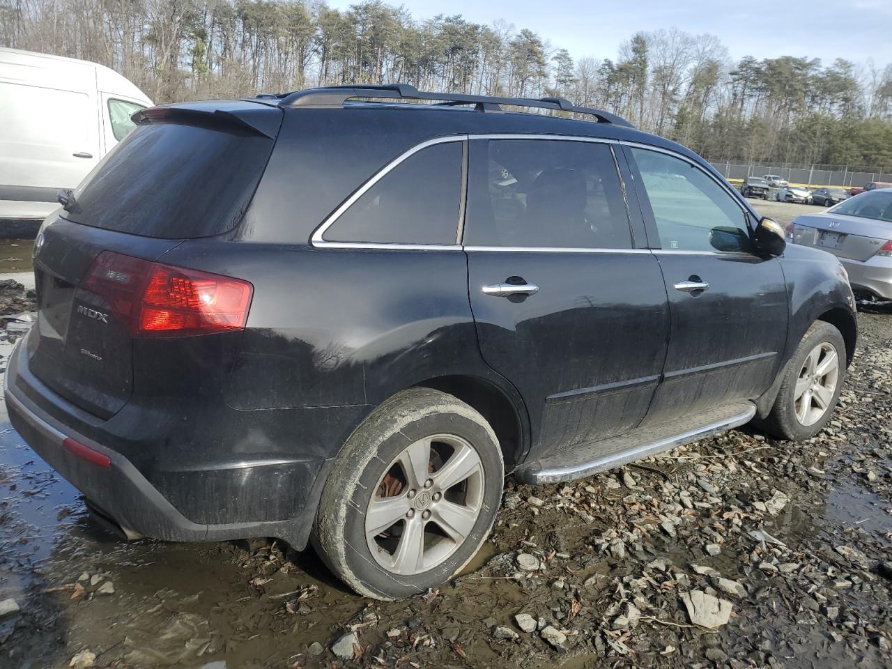 2011 Acura MDX VIN 2HNYD2H2XBH516710 Copart auction photo, side / mechanical damage thumbnail 3