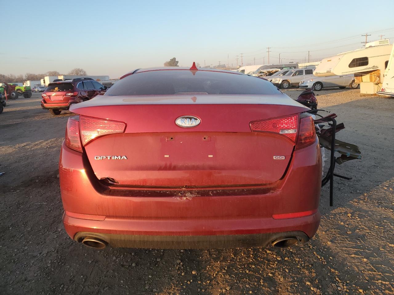 2012 KIA Optima VIN 5XXGM4A74CG032930 Copart auction photo, all over damage thumbnail 6