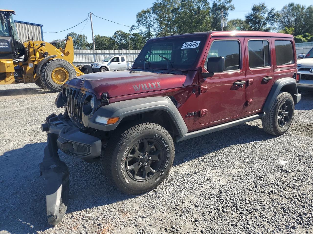 2021 Jeep Wrangler VIN 1C4HJXDG6MW693336