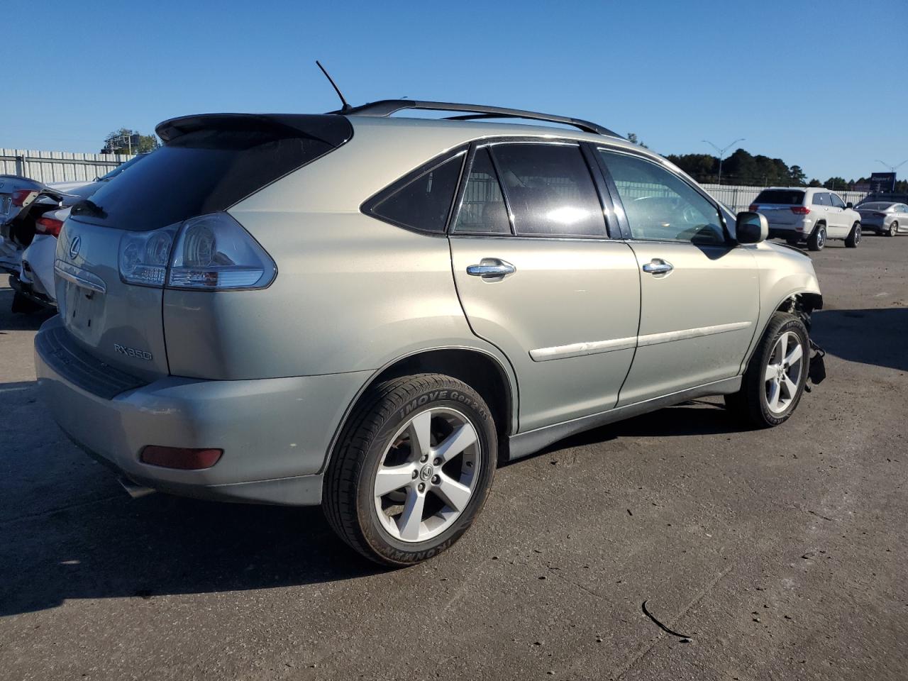 2008 Lexus RX VIN 2T2HK31U08C062852 Copart auction photo, side / front end damage thumbnail 3
