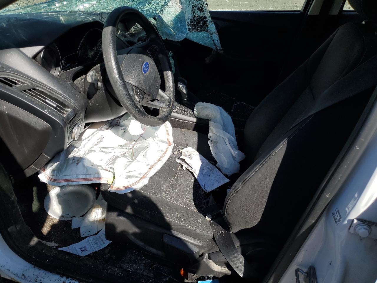 2015 Ford Focus VIN 1FADP3E2XFL353836 Copart auction photo, rollover damage thumbnail 7