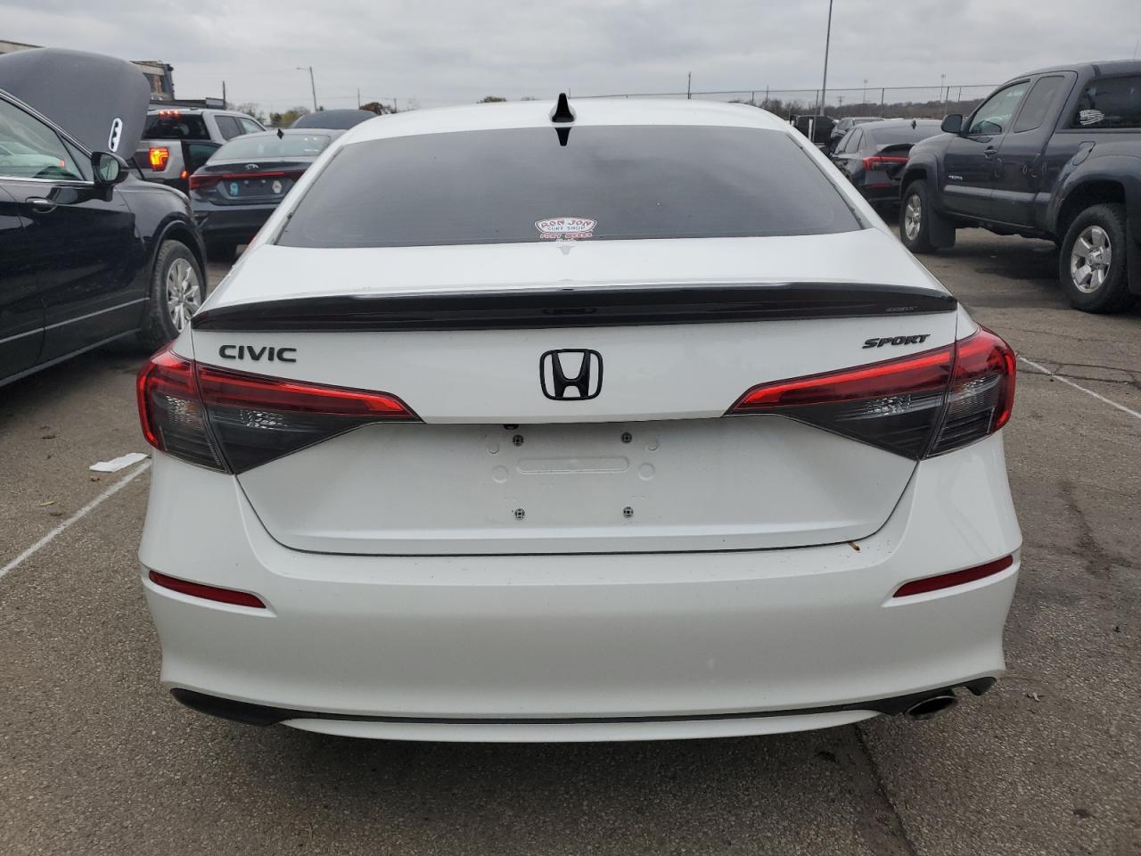 2022 Honda Civic VIN 2HGFE2F54NH512391 Copart auction photo, front end / undercarriage damage thumbnail 6