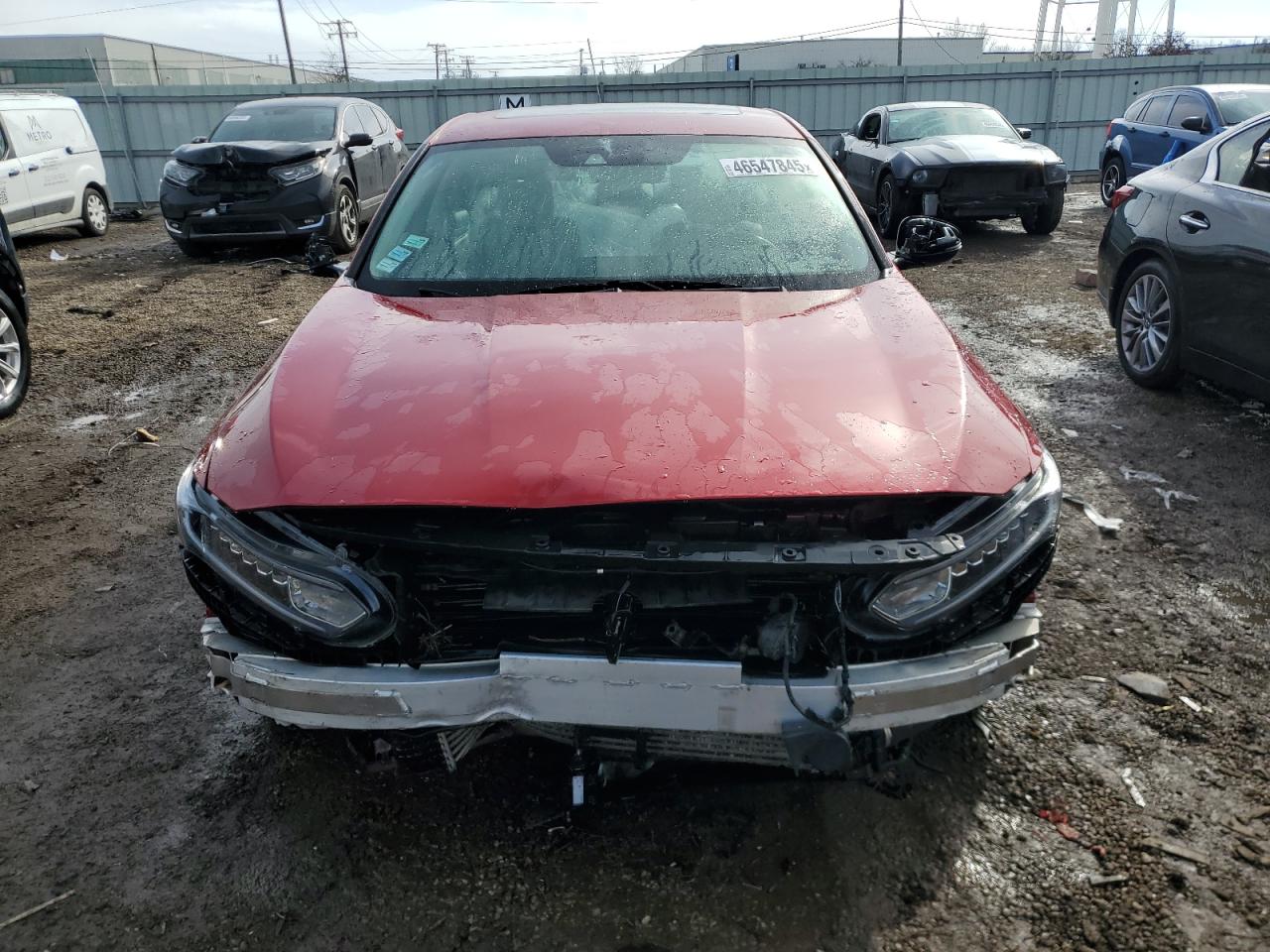 2018 Honda Accord VIN 1HGCV1F67JA015186 Copart auction photo, all over / front end damage thumbnail 5