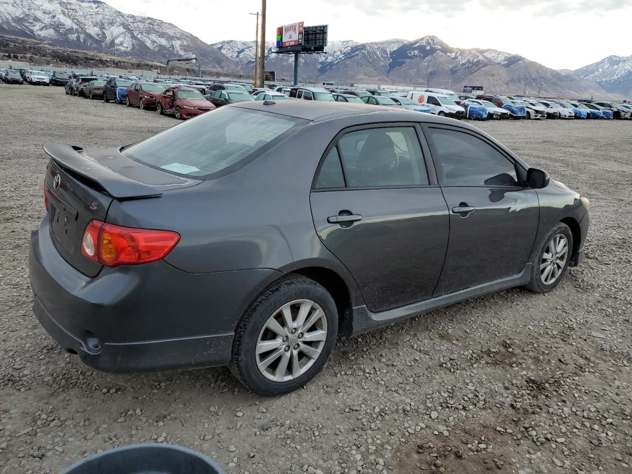 2010 Toyota Corolla VIN 1NXBU4EE8AZ278871 Copart auction photo, front end / rear end damage thumbnail 3