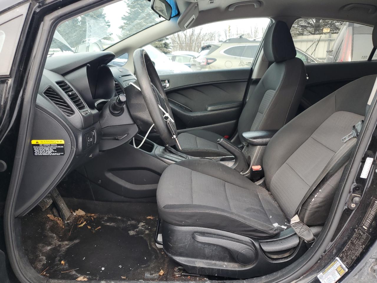 2014 KIA Forte VIN KNAFX4A61E5082196 Copart auction photo, all over / side damage thumbnail 7