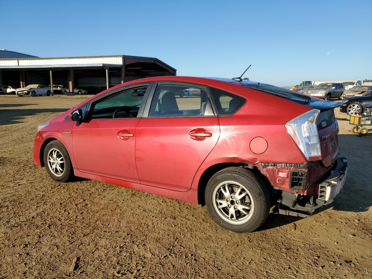 2011 Toyota Prius VIN JTDKN3DU0B0291014 Copart auction photo, rear end damage thumbnail 2