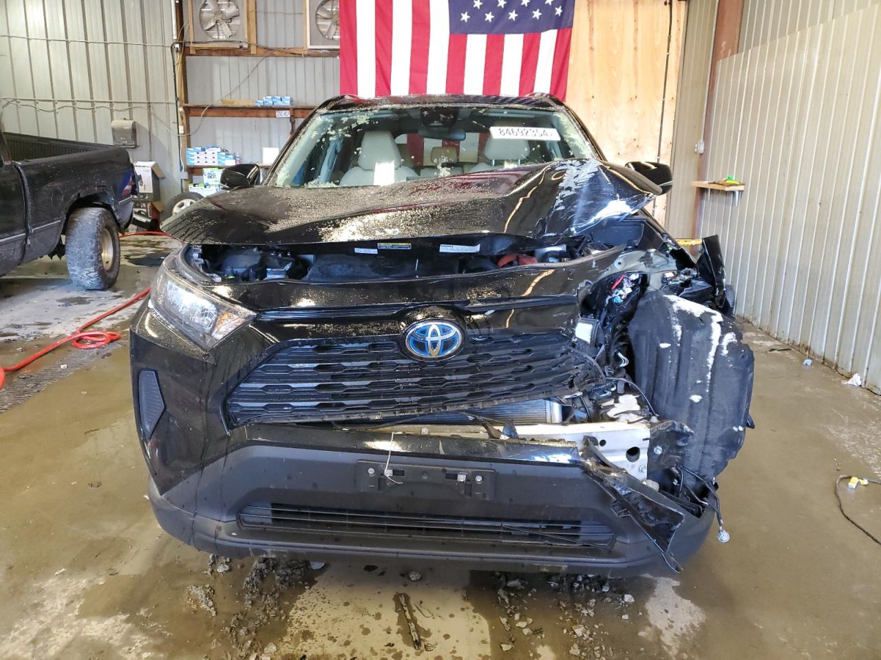 2022 Toyota RAV 4 VIN 2T3MWRFV5NW130687 Copart auction photo, front end damage thumbnail 5