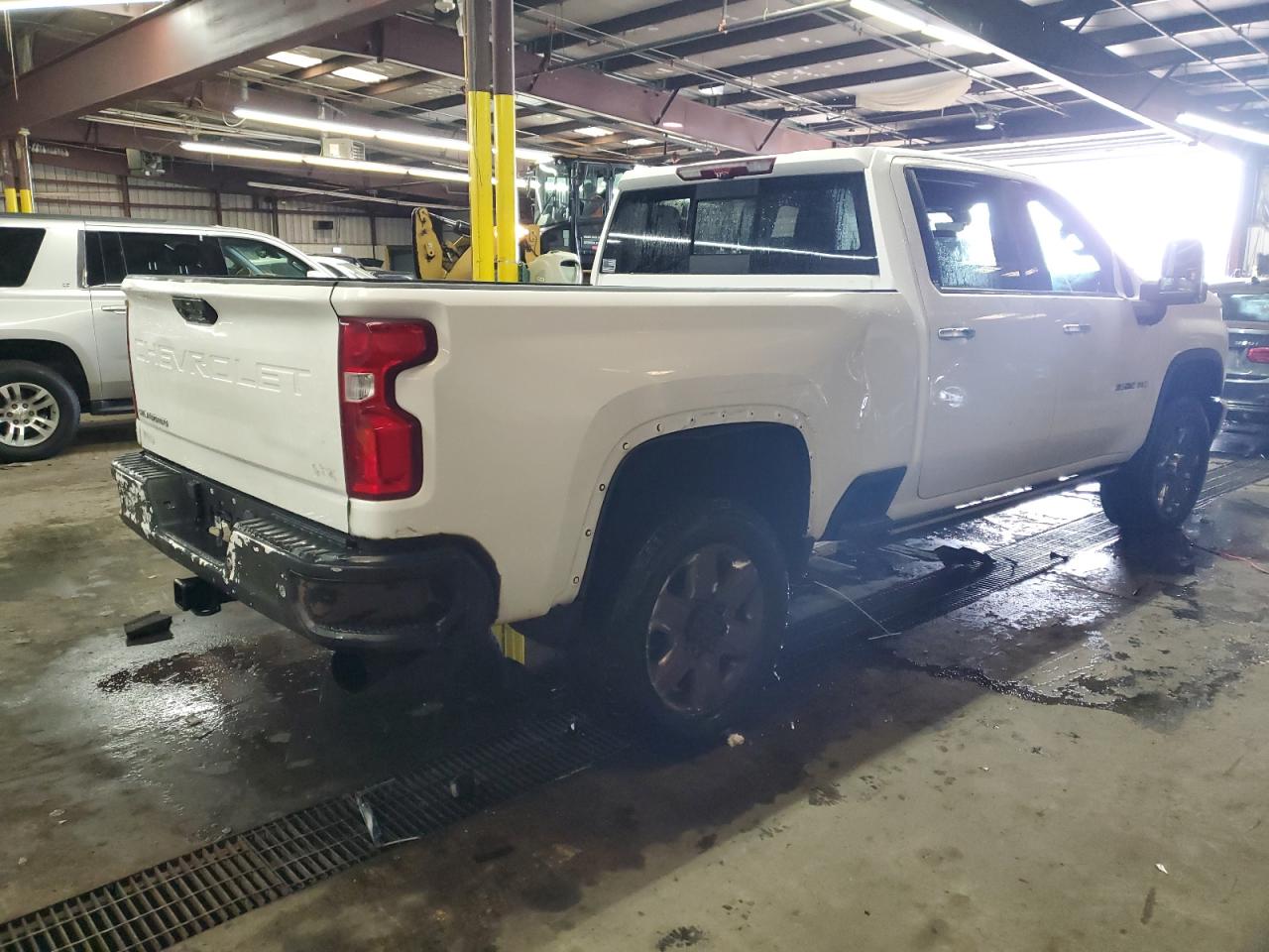 2023 Chevrolet Silverado VIN 1GC4YUEY6PF226549 Copart auction photo, front end / vandalism damage thumbnail 3