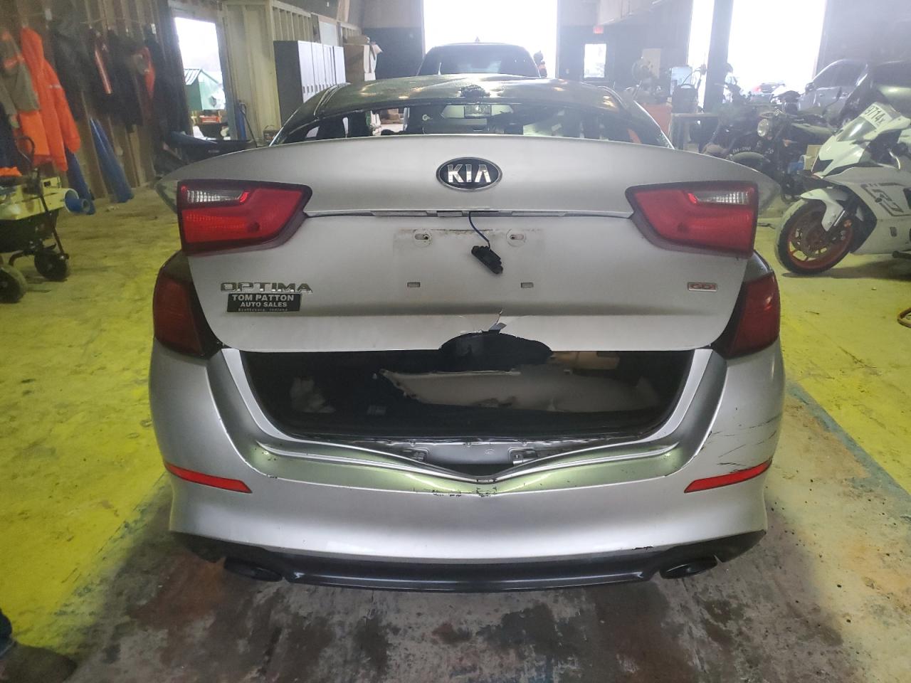 2015 KIA Optima VIN 5XXGM4A75FG360152 Copart auction photo, burn / burn - interior damage thumbnail 6