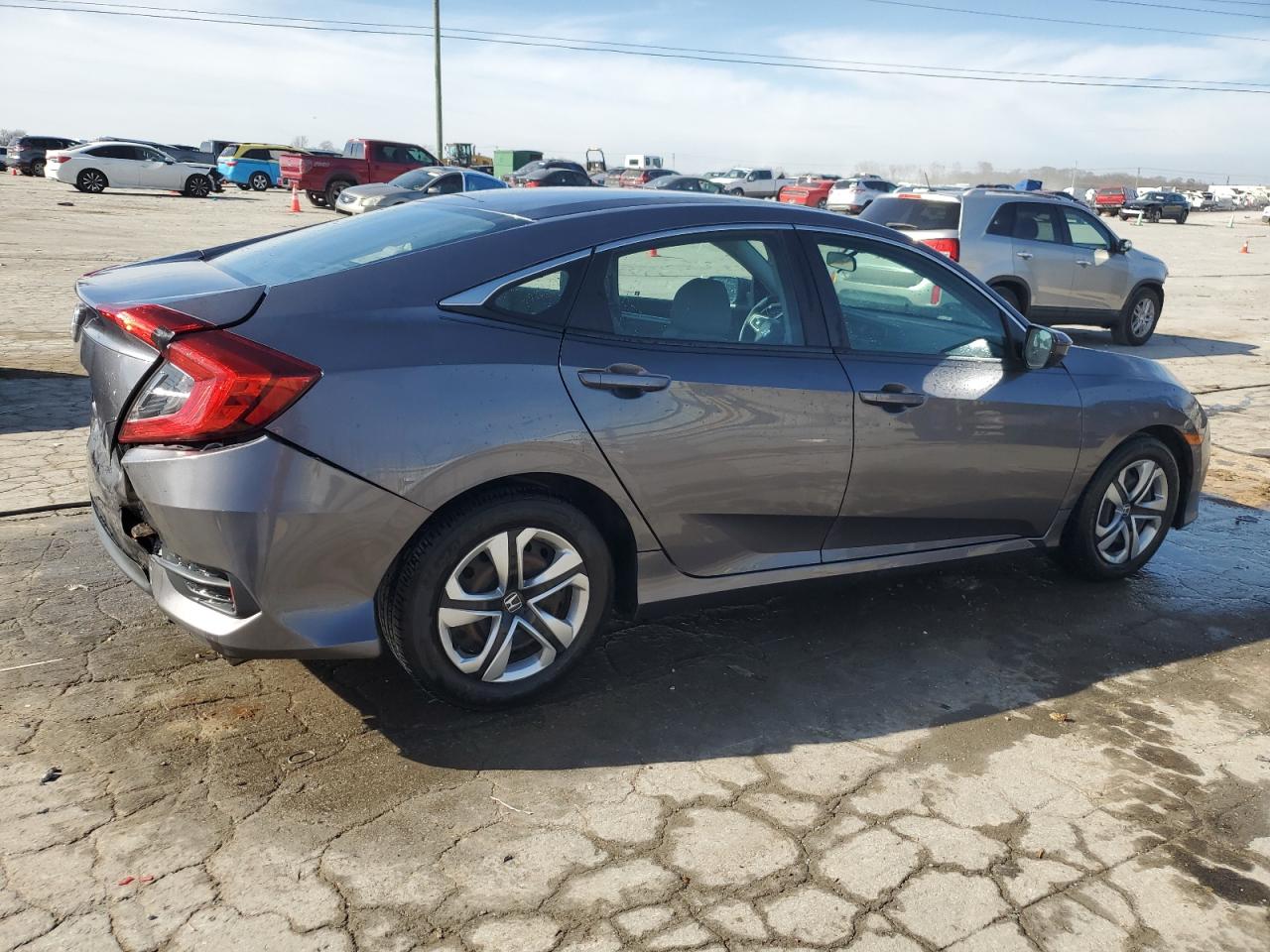 2017 Honda Civic VIN 19XFC2F59HE211488 Copart auction photo, rear end damage thumbnail 3