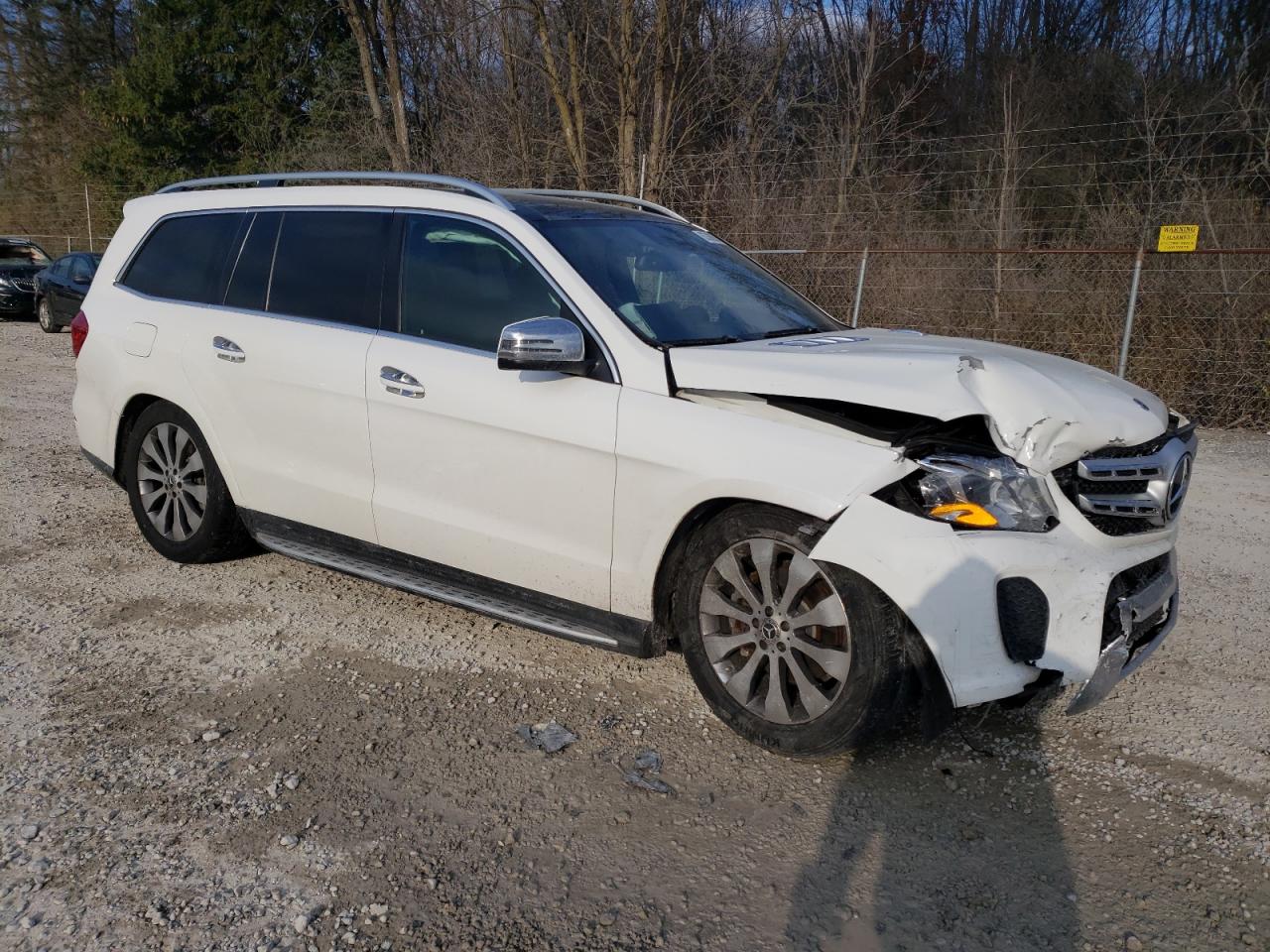 2017 Mercedes-Benz GLS-klasse VIN 4JGDF6EE1HA954782 Copart auction photo, front end damage thumbnail 4