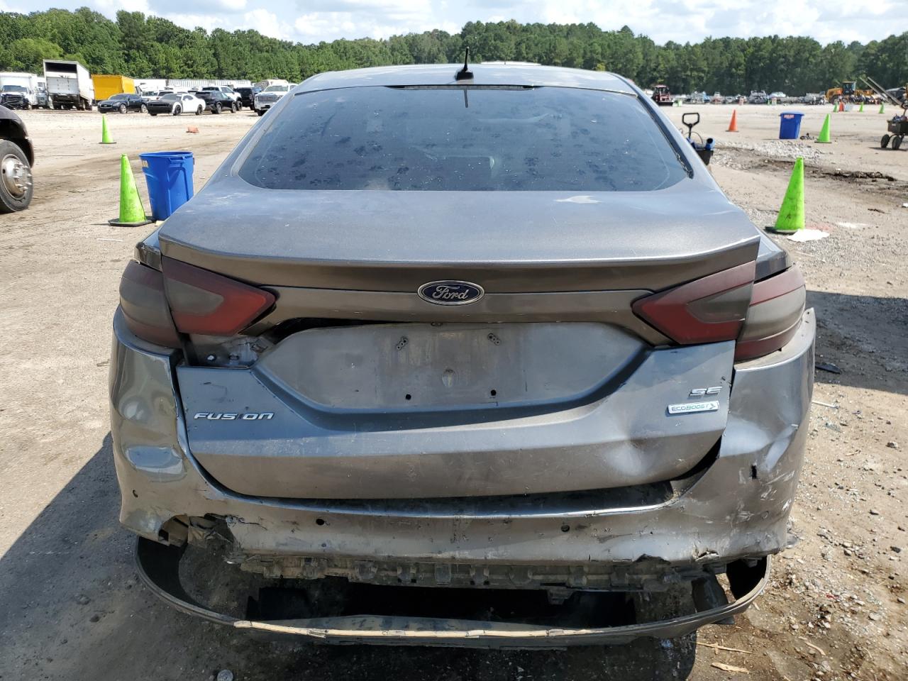 2013 Ford Fusion VIN 3FA6P0HR5DR224420 Copart auction photo, rear end / front end damage thumbnail 6