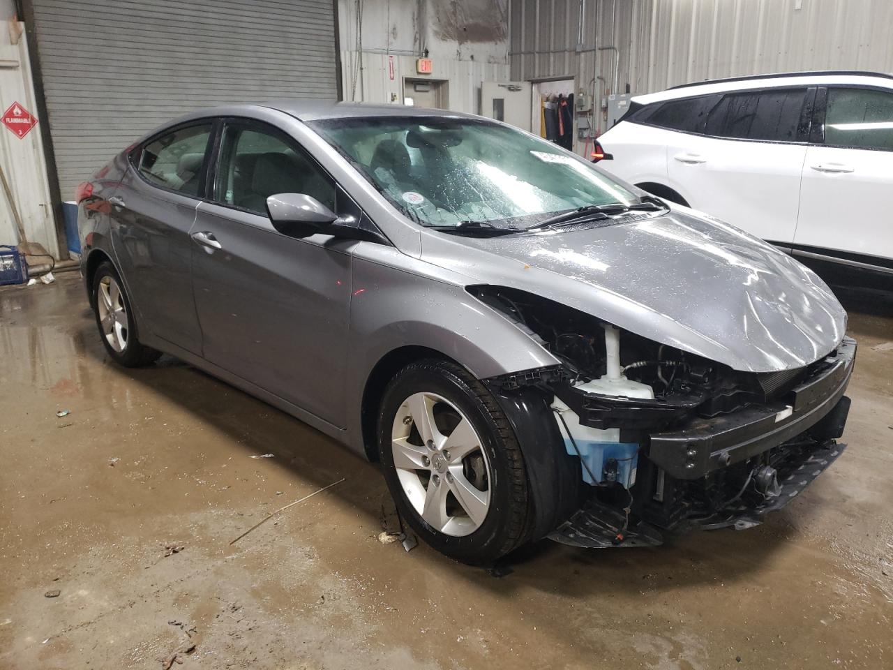 2013 Hyundai Elantra VIN 5NPDH4AE6DH267647 Copart auction photo, front end damage thumbnail 4