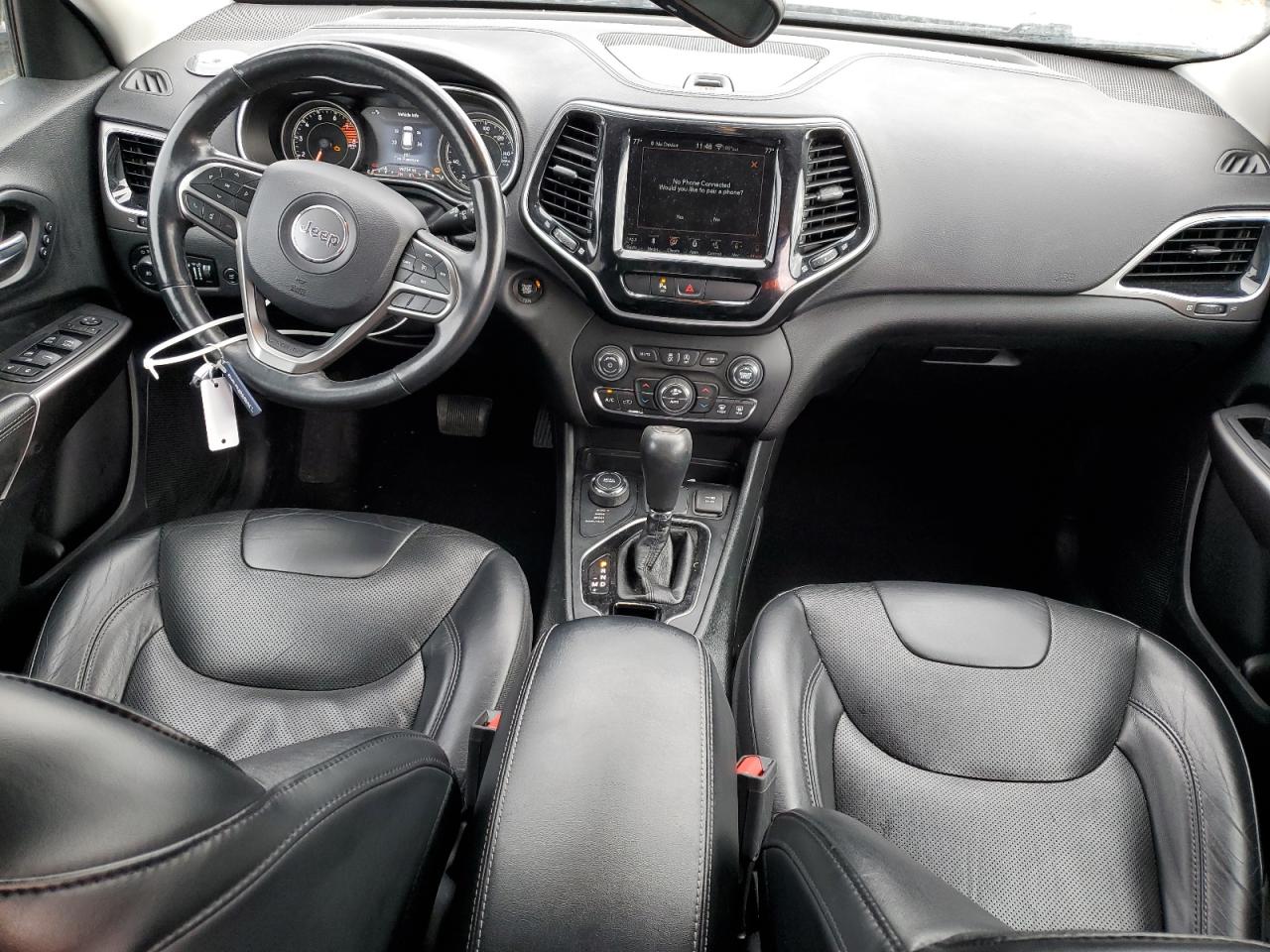 2019 Jeep Grand Cherokee VIN 1C4PJMDX2KD321253 Copart auction photo, front end / side damage thumbnail 8