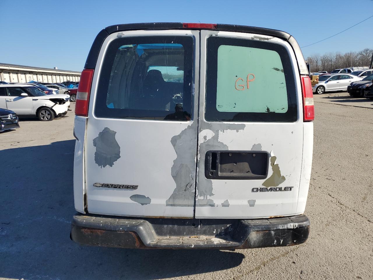 2006 Chevrolet Express VIN 1GCFG15X961267013 Copart auction photo, rollover / front end damage thumbnail 6