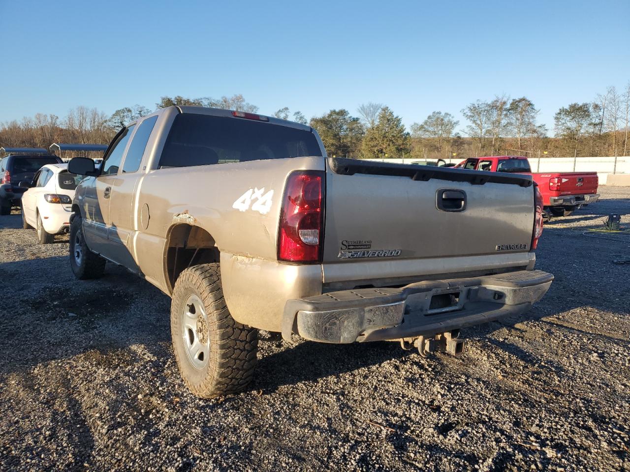 2004 Chevrolet Silverado VIN 2GCEK19T841237154 Copart auction photo, water/flood damage thumbnail 2