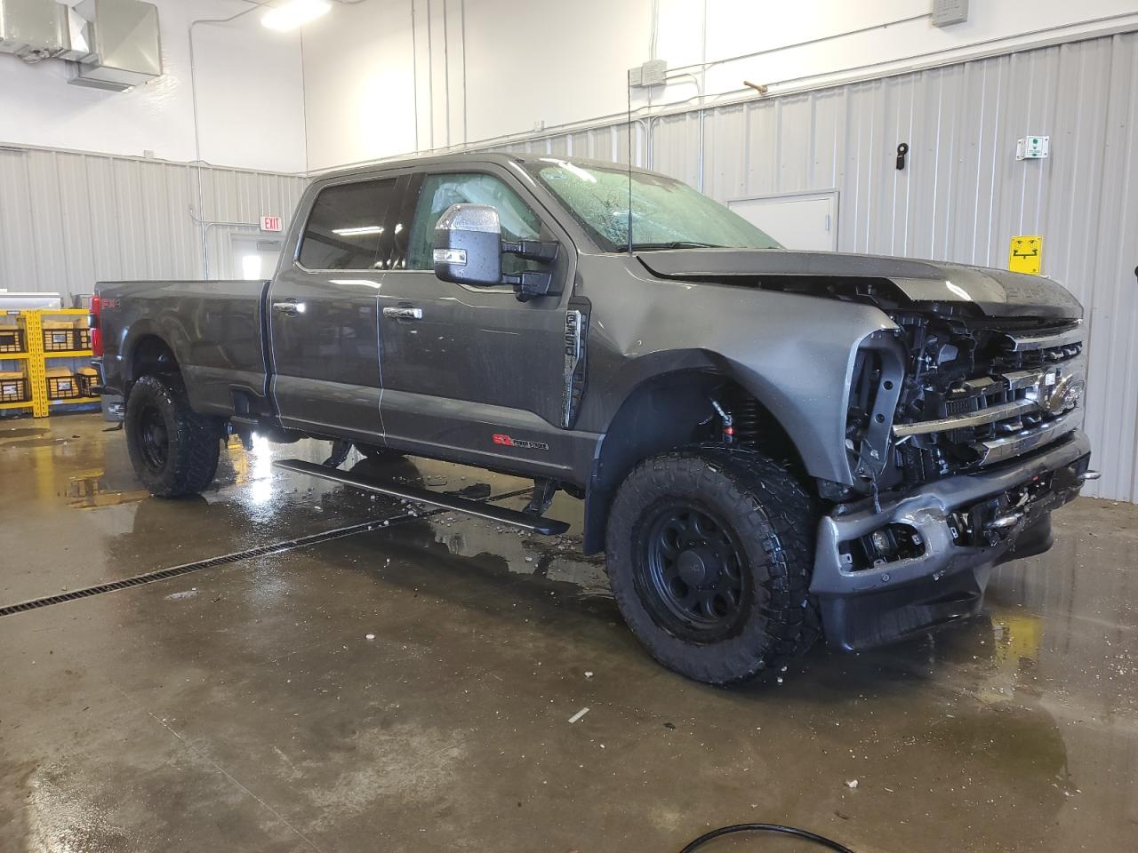 2023 Ford F350 VIN 1FT8W3BM8PED68393 Copart auction photo, front end / side damage thumbnail 4