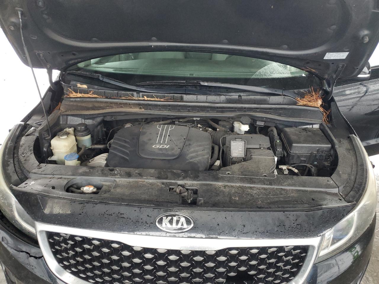2016 KIA Sedona VIN KNDMB5C14G6103331 Copart auction photo, mechanical / front end damage thumbnail 12