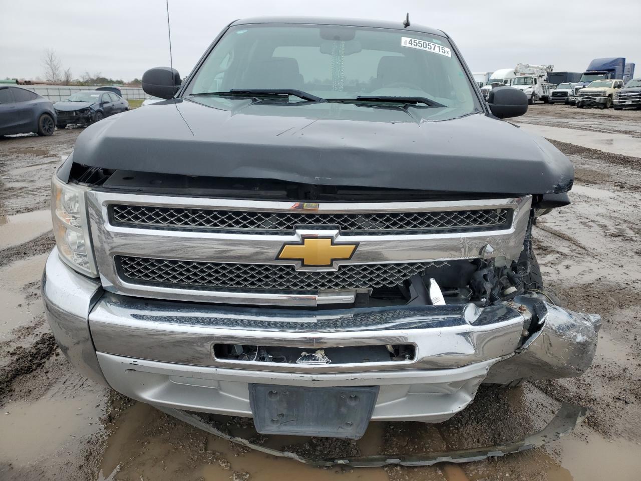 2013 Chevrolet Silverado VIN 3GCPCREA5DG164020 Copart auction photo, front end / rear end damage thumbnail 5
