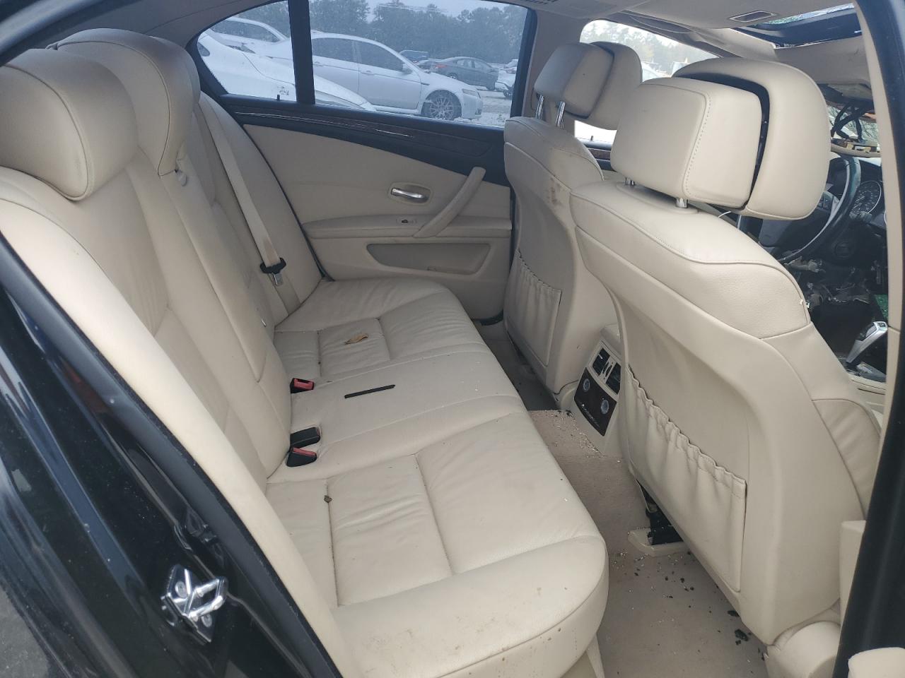 2009 BMW 5er VIN WBANU53559C119024 Copart auction photo, top/roof damage thumbnail 10