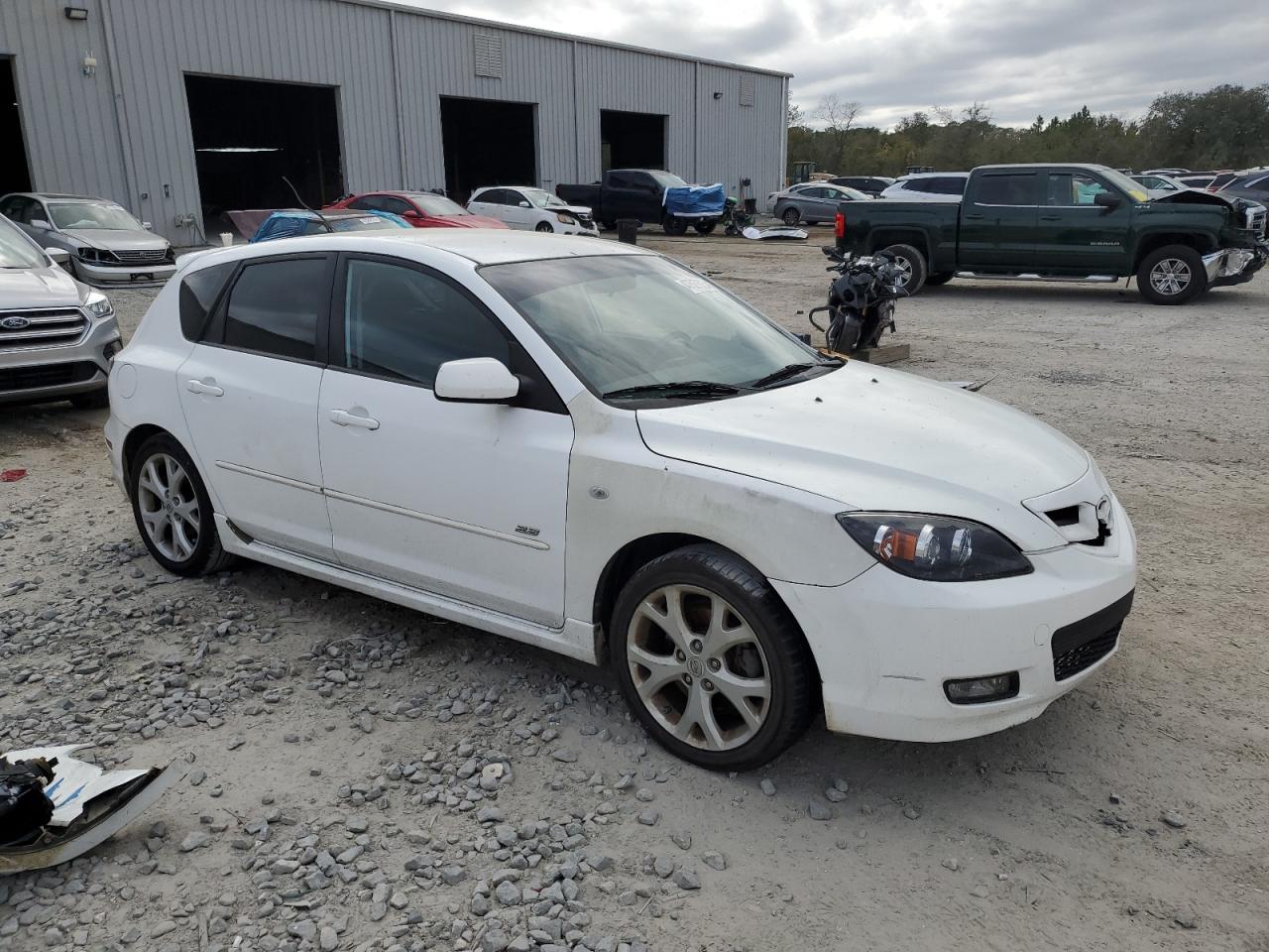 2008 Mazda 3 VIN JM1BK343781845037 Copart auction photo, front end / minor dent/scratches damage thumbnail 4