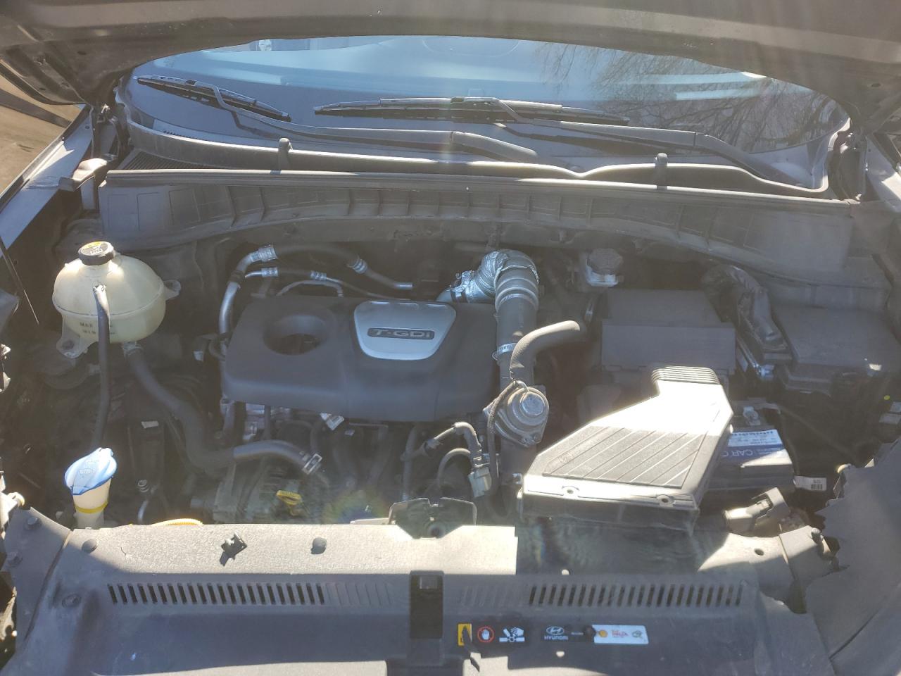 2017 Hyundai Tucson VIN KM8J3CA20HU294531 Copart auction photo, front end / undercarriage damage thumbnail 14
