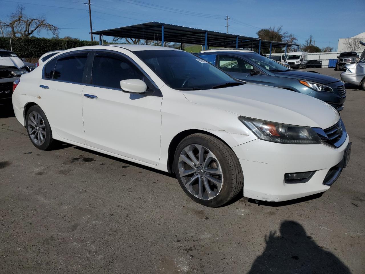 2015 Honda Accord VIN 1HGCR2F53FA200389 Copart auction photo, rear end / front end damage thumbnail 4