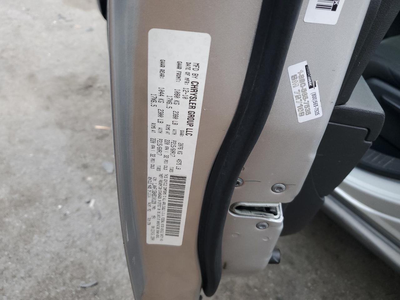 2011 Jeep Liberty (Patriot) VIN 1J4NF1GBXBD101229 Copart auction photo, rear end damage thumbnail 13