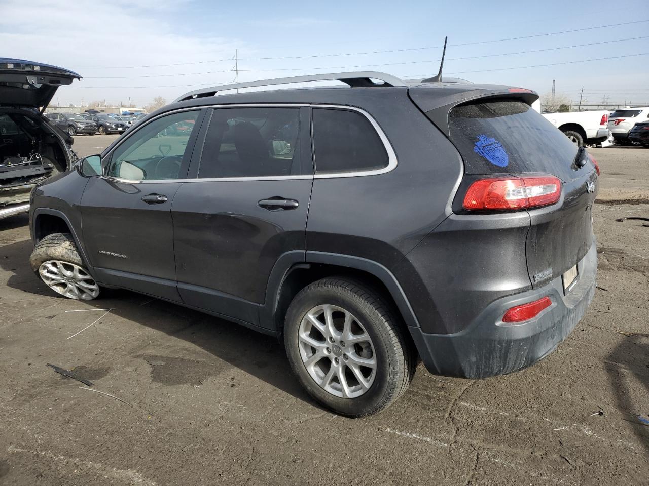 2017 Jeep Grand Cherokee VIN 1C4PJLCBXHW549532 Copart auction photo, undercarriage / front end damage thumbnail 2