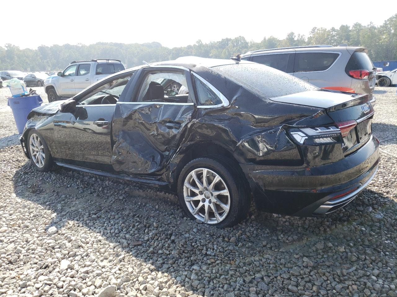 2020 Audi A4 VIN WAUGMAF43LN003949 Copart auction photo, rollover / undercarriage damage thumbnail 2