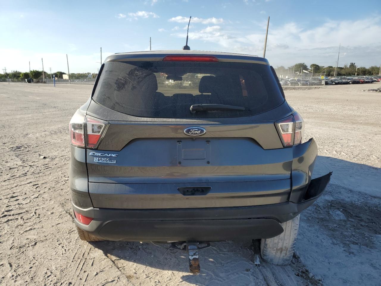 2017 Ford Escape VIN 1FMCU0F73HUA58089 Copart auction photo, side / rear end damage thumbnail 6