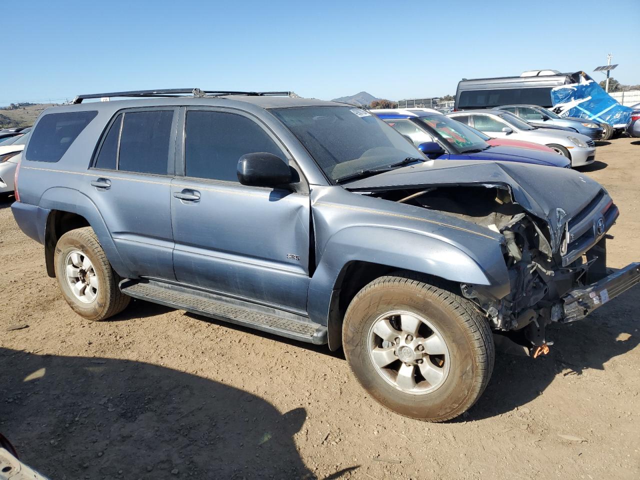 2003 Toyota 4Runner VIN JTEZU14R738007362 Copart auction photo, front end damage thumbnail 4