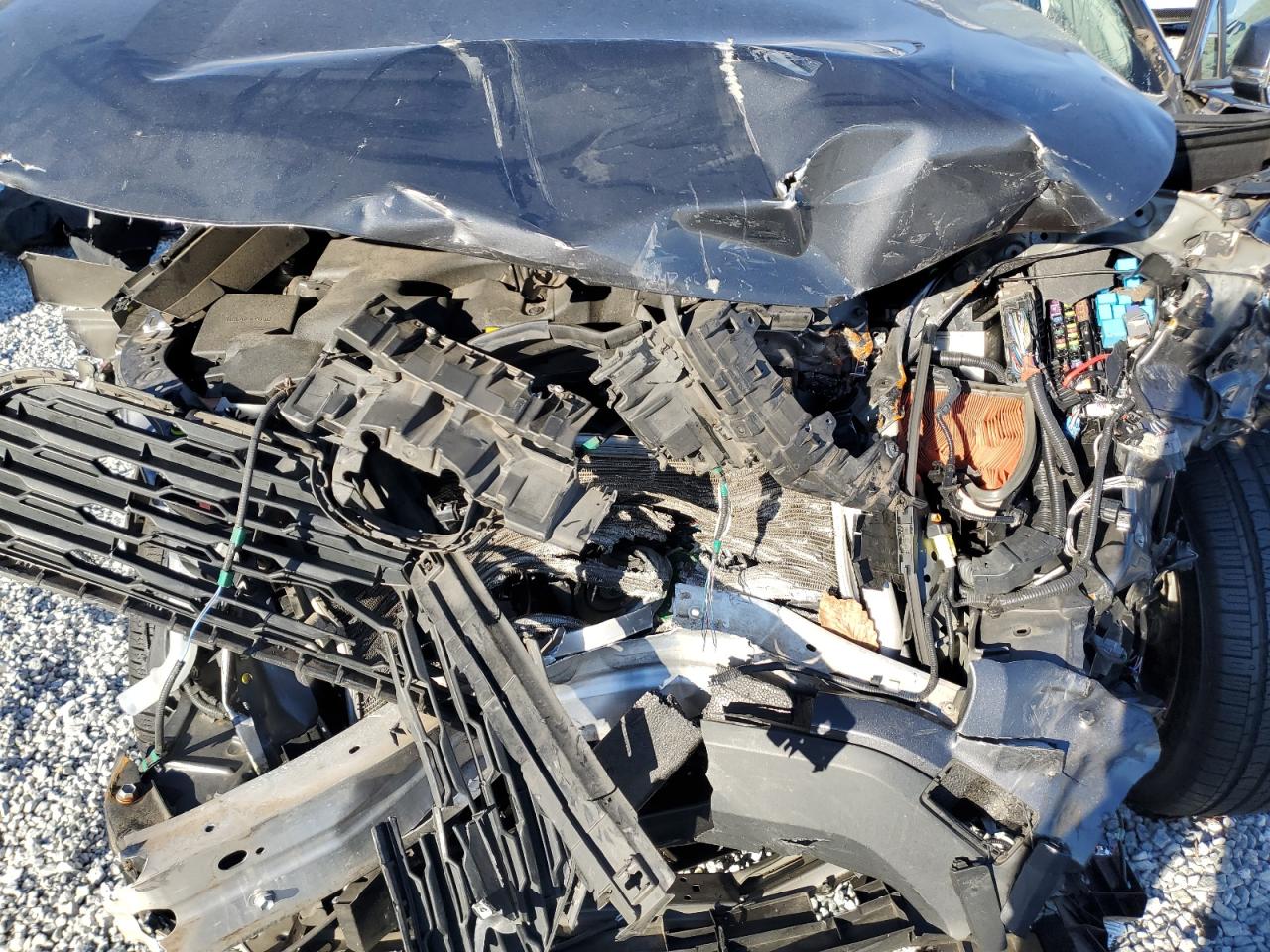 2019 Toyota RAV 4 VIN JTMC1RFV6KD514660 Copart auction photo, front end / side damage thumbnail 12