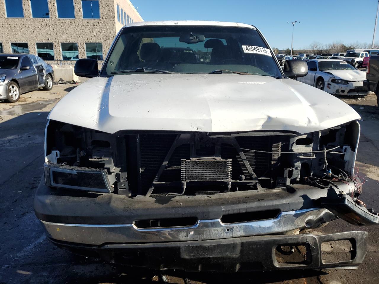 2003 Chevrolet Silverado VIN 2GCEC19T831240891 Copart auction photo, front end damage thumbnail 5