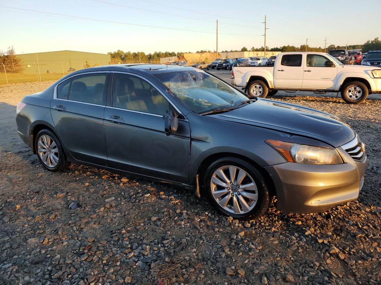 2012 Honda Accord VIN 1HGCP2F87CA101778 Copart auction photo, all over damage thumbnail 4